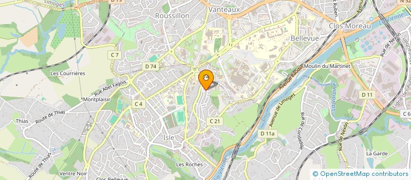 localisation de l'entreprise MONSIEUR PHILIPPE LAVERGNE  VEYRAC