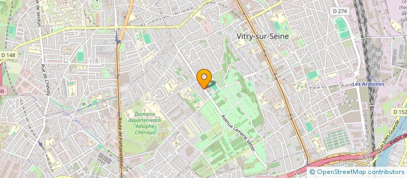 localisation de l'entreprise MONSIEUR PHILIPPE LAVIGNE à VITRY-SUR-SEINE