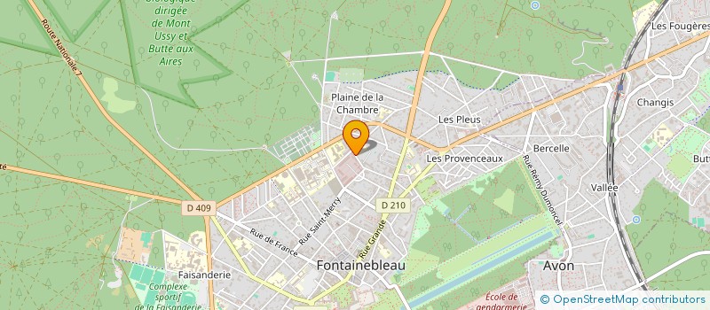 localisation de l'entreprise MONSIEUR PHILIPPE LAVISSE à FONTAINEBLEAU