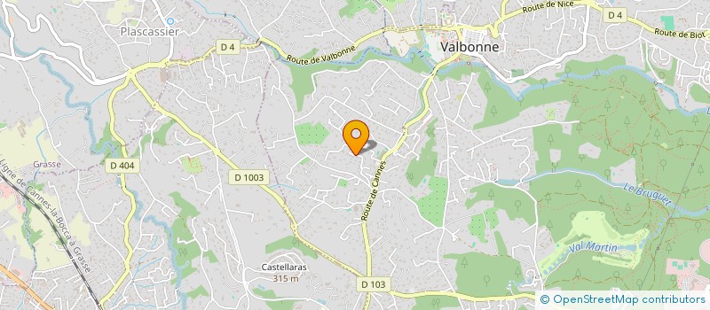 localisation de l'entreprise MONSIEUR PHILIPPE LAVROV  VALBONNE