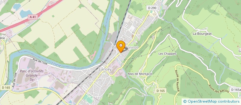 localisation de l'entreprise MONSIEUR PHILIPPE LAZZAROTTO  VILLARD-BONNOT