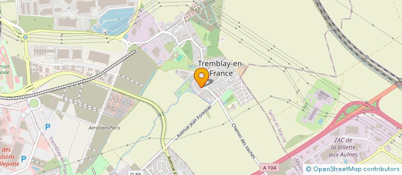 localisation de l'entreprise MONSIEUR PHILIPPE LE à TREMBLAY-EN-FRANCE