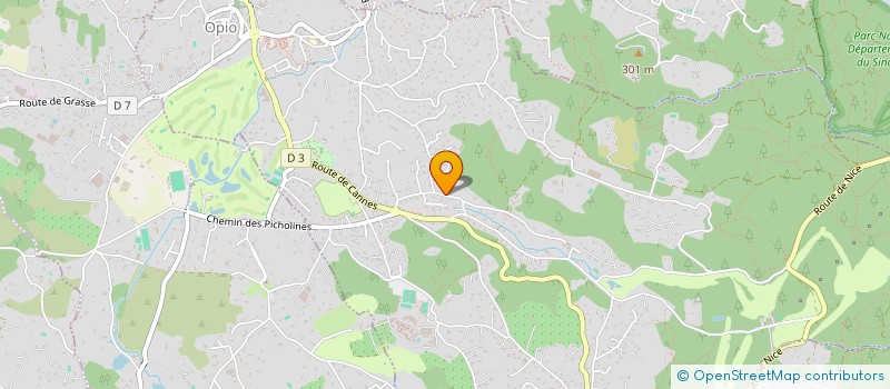 localisation de l'entreprise MONSIEUR PHILIPPE LE BARS  ROQUEFORT-LES-PINS