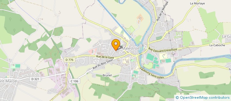 localisation de l'entreprise MONSIEUR PHILIPPE LE BEL  MALESTROIT