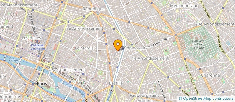 localisation de l'entreprise MONSIEUR PHILIPPE LE BLAY  PARIS