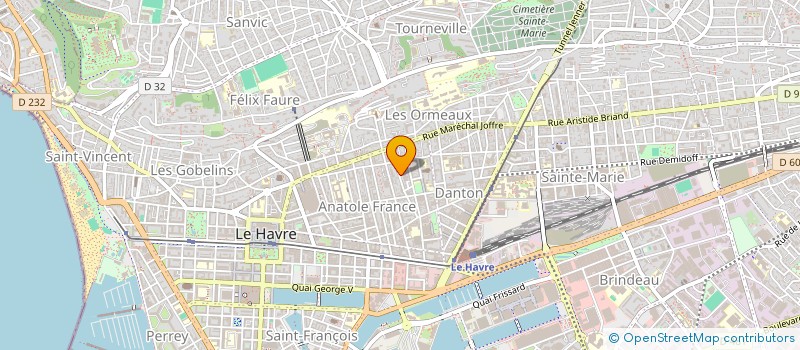 localisation de l'entreprise MONSIEUR PHILIPPE LE BOURDON  LE HAVRE