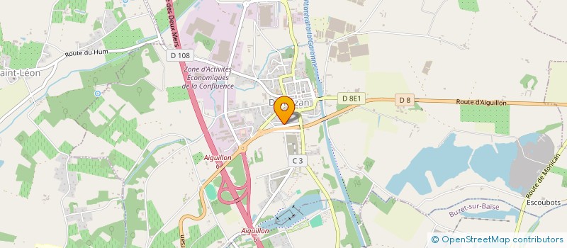 localisation de l'entreprise MONSIEUR PHILIPPE LE BOURHIS  DAMAZAN