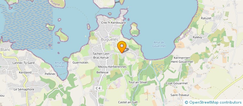 localisation de l'entreprise MONSIEUR PHILIPPE LE BRAS  PENVENAN