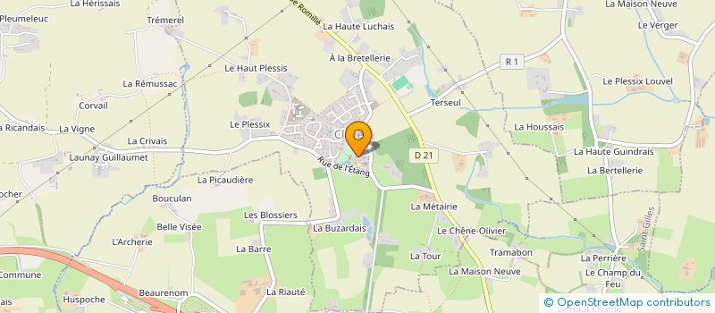 localisation de l'entreprise MONSIEUR PHILIPPE LE BRAS  CLAYES