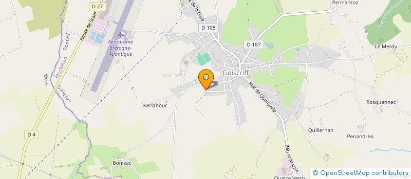 localisation de l'entreprise MONSIEUR PHILIPPE LE BUZIT  GUISCRIFF