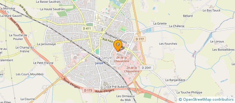 localisation de l'entreprise MONSIEUR PHILIPPE LE CARRERES  JANZE