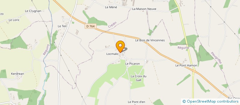 localisation de l'entreprise MONSIEUR PHILIPPE LE CLERE  REGUINY