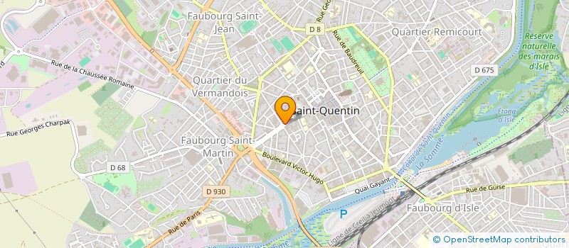 localisation de l'entreprise MONSIEUR PHILIPPE LE COUEDIC  SAINT-QUENTIN