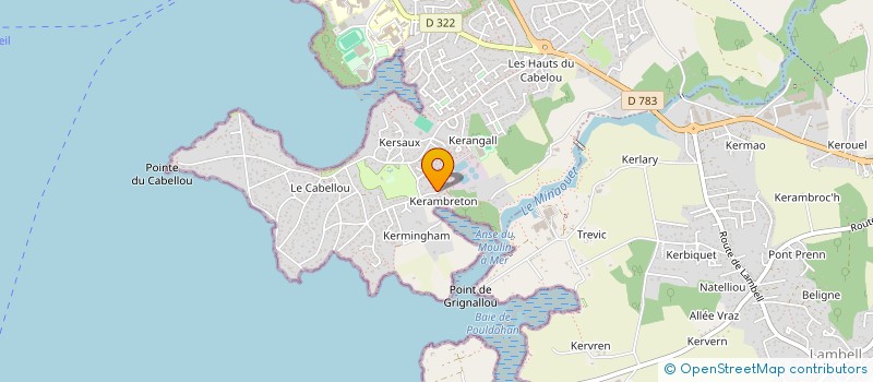 localisation de l'entreprise MONSIEUR PHILIPPE LE COZ à CONCARNEAU