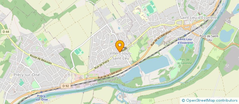 localisation de l'entreprise MONSIEUR PHILIPPE LE DANTIC  VILLERS-SOUS-SAINT-LEU