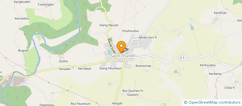 localisation de l'entreprise MONSIEUR PHILIPPE LE DEVEHAT  SAINT-THURIEN