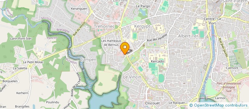 localisation de l'entreprise MONSIEUR PHILIPPE LE DIRACH à VANNES