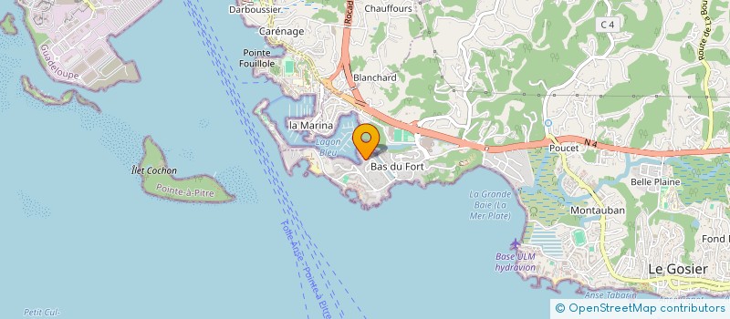 localisation de l'entreprise MONSIEUR PHILIPPE LE DOUAREC  LE GOSIER