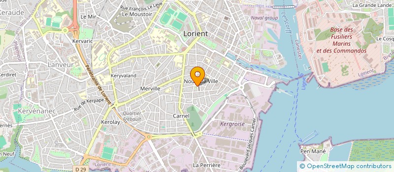 localisation de l'entreprise MONSIEUR PHILIPPE LE DREF à LORIENT
