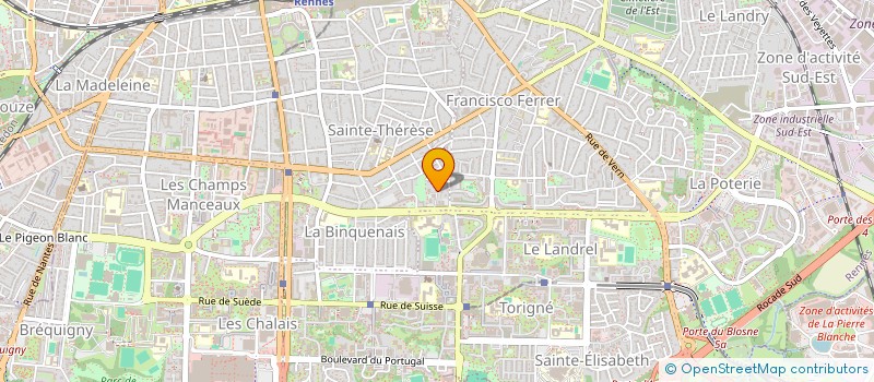 localisation de l'entreprise MONSIEUR PHILIPPE LE DU  RENNES