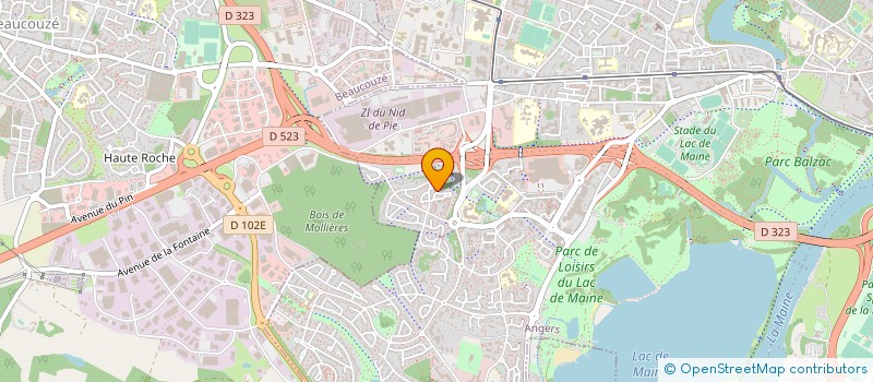 localisation de l'entreprise MONSIEUR PHILIPPE LE FLOCH  ANGERS