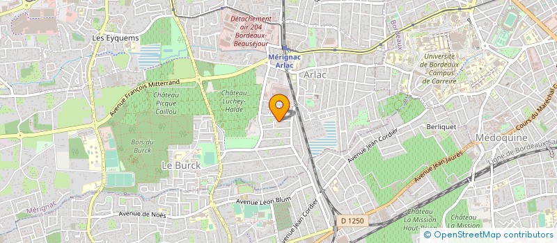 localisation de l'entreprise MONSIEUR PHILIPPE LE GAL  MERIGNAC