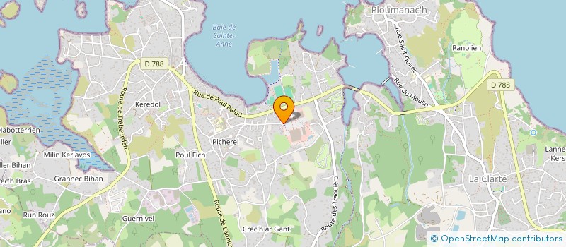 localisation de l'entreprise MONSIEUR PHILIPPE LE GALERY  TREGASTEL