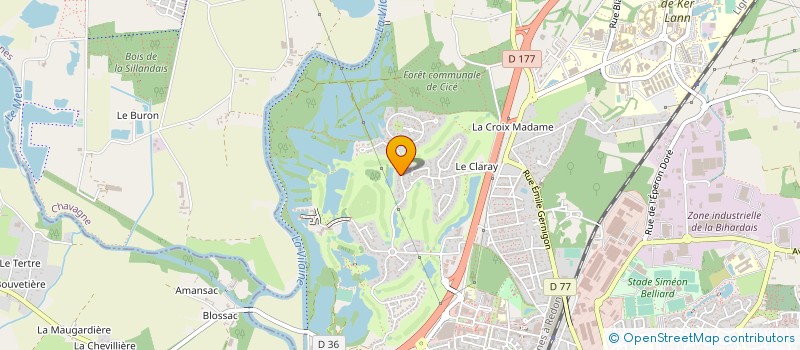 localisation de l'entreprise MONSIEUR PHILIPPE LE GALL à BRUZ