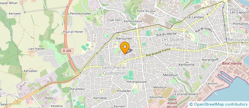 localisation de l'entreprise MONSIEUR PHILIPPE LE GAT à BREST
