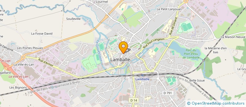 localisation de l'entreprise MONSIEUR PHILIPPE LE GOFF  LAMBALLE-ARMOR