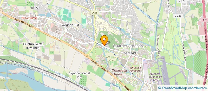 localisation de l'entreprise MONSIEUR PHILIPPE LE GRUYER  AVIGNON