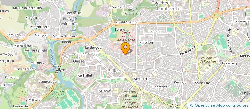 localisation de l'entreprise MONSIEUR PHILIPPE LE GUILLOUX à BREST