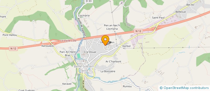 localisation de l'entreprise MONSIEUR PHILIPPE LE GUILLOUX à BELLE-ISLE-EN-TERRE