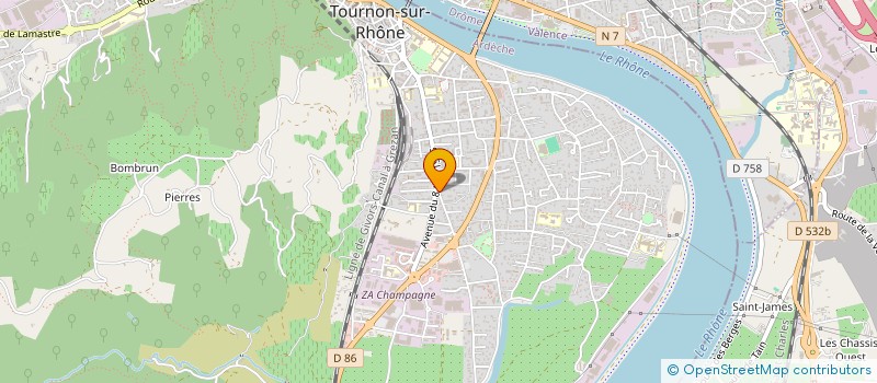 localisation de l'entreprise MONSIEUR PHILIPPE LE JONCOUR à TOURNON-SUR-RHONE