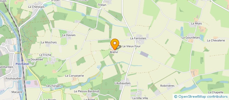 localisation de l'entreprise MONSIEUR PHILIPPE LE JOP  PLECHATEL