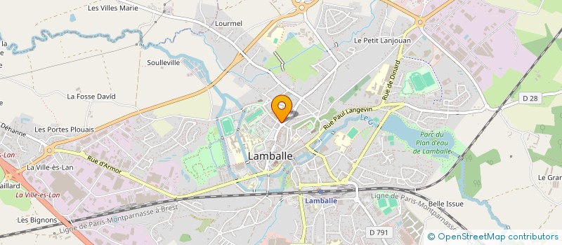 localisation de l'entreprise MONSIEUR PHILIPPE LE MERCIER à LAMBALLE-ARMOR