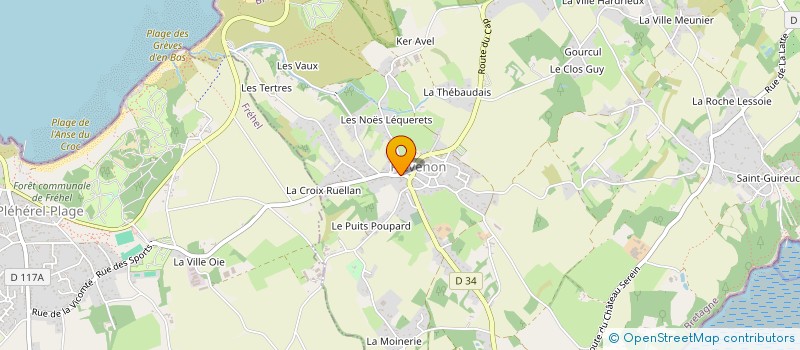 localisation de l'entreprise MONSIEUR PHILIPPE LE MIRE  PLEVENON