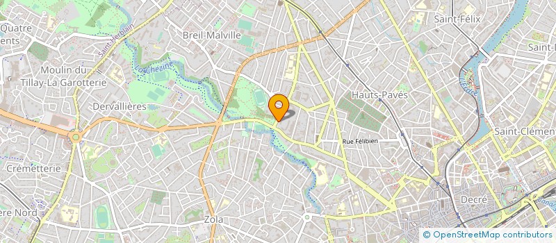 localisation de l'entreprise MONSIEUR PHILIPPE LE NEVET à NANTES
