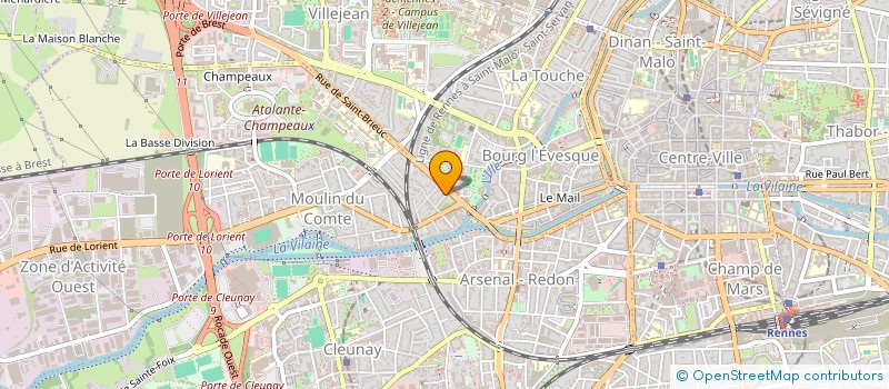 localisation de l'entreprise MONSIEUR PHILIPPE LE PETIT à RENNES