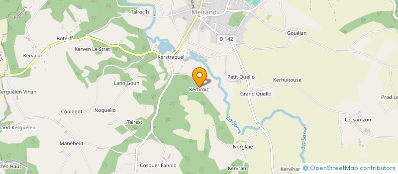 localisation de l'entreprise MONSIEUR PHILIPPE LE PEUTREC  MELRAND