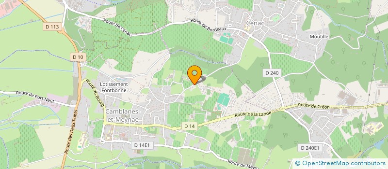 localisation de l'entreprise MONSIEUR PHILIPPE LE POEZELLER  CAMBLANES-ET-MEYNAC