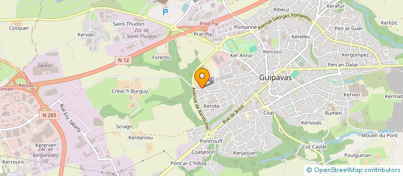 localisation de l'entreprise MONSIEUR PHILIPPE LE POLLES à LANDERNEAU