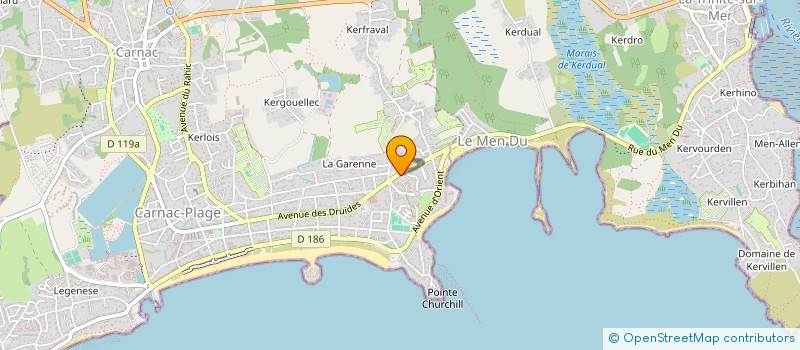localisation de l'entreprise MONSIEUR PHILIPPE LE QUELLEC  CARNAC