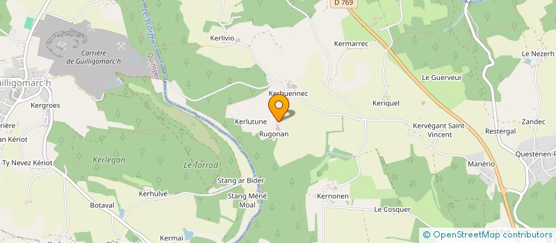 localisation de l'entreprise MONSIEUR PHILIPPE LE ROUX  PLOUAY