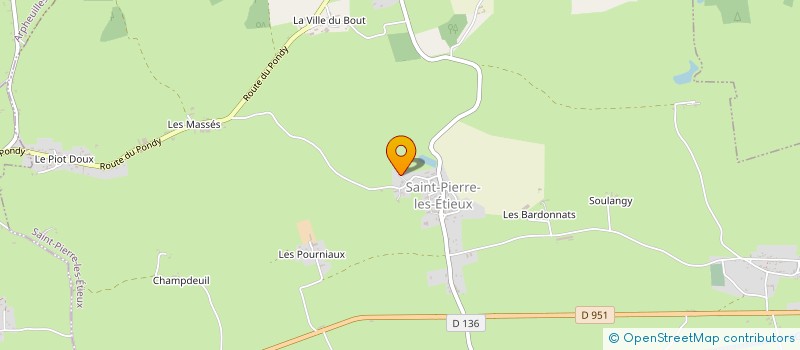 localisation de l'entreprise MONSIEUR PHILIPPE LE ROUX  ST PIERRE LES ETIEUX