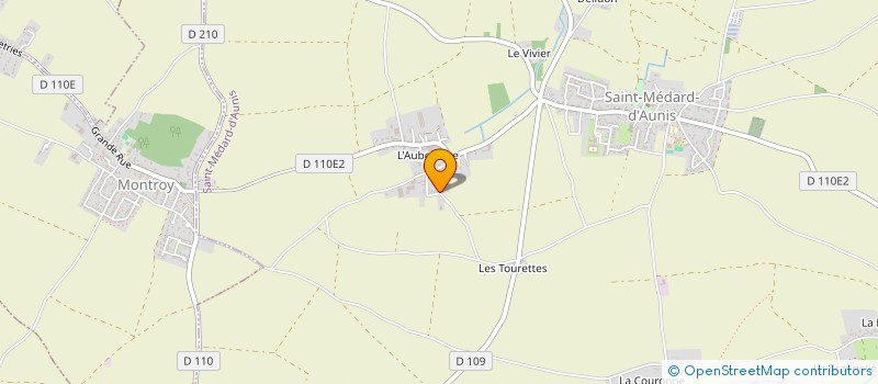 localisation de l'entreprise MONSIEUR PHILIPPE LE ROUX DE BRETAGNE  SAINT-MEDARD-D'AUNIS