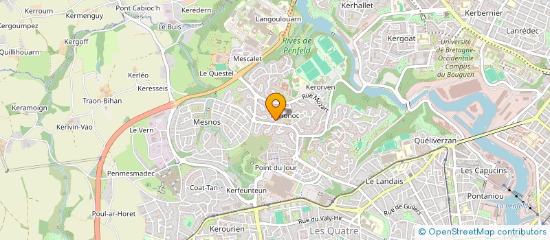 localisation de l'entreprise MONSIEUR PHILIPPE LE SANQUER à BREST