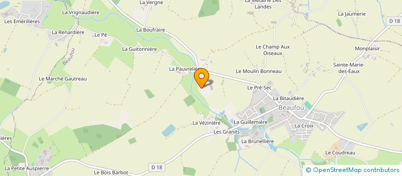 localisation de l'entreprise MONSIEUR PHILIPPE LE SOUDER à BEAUFOU