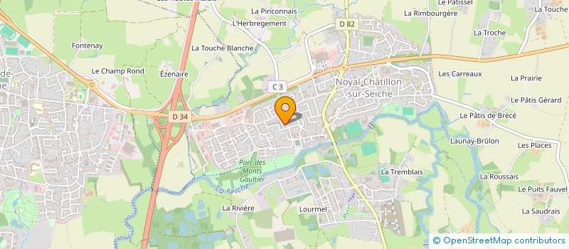 localisation de l'entreprise MONSIEUR PHILIPPE LE SQUER à NOYAL-CHATILLON-SUR-SEICHE