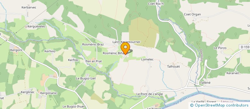 localisation de l'entreprise MONSIEUR PHILIPPE LE TRUDET à LANVAUDAN